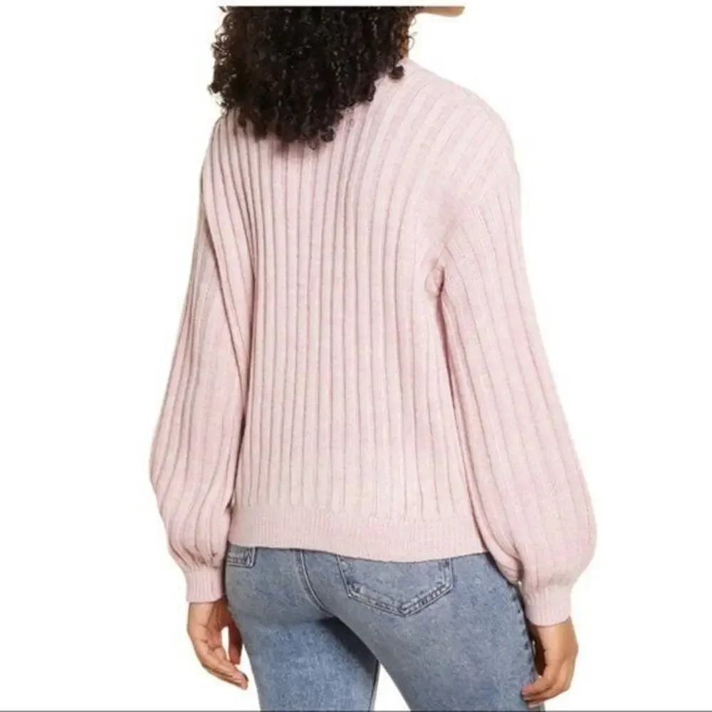 BLANK NYC HEATHER RIBBED CREWNECK‎ SWEATER Size XS New wit Tags